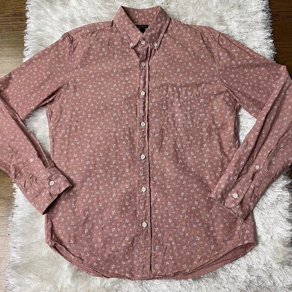 Banana Republic Other - ⚓️ Banana Republic Nautical Anchor Print Button Down Shirt
